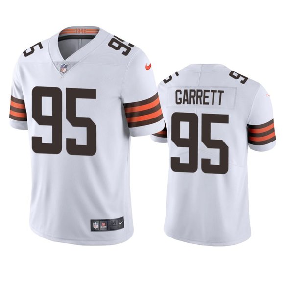 myles garrett white jersey